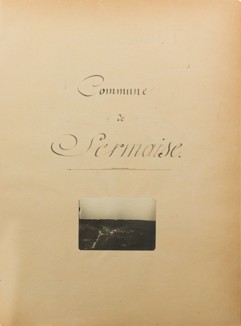 Manuscrit original de Martin Eugène Legrand, feuillet 1/36